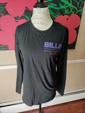 NWOT Women's Buffalo Bills Long Sleeve Logo Shirt Size S